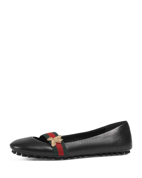 gucci ballet flats with bee|gucci ballerina flats.